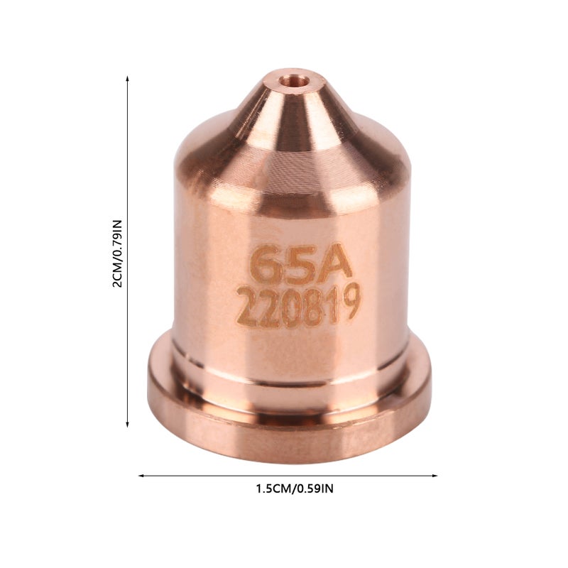 5pcs Plasma Cutter Nozzles Torch Tips Consumables 220819 for MAX65 Cutting Machine - Image 5
