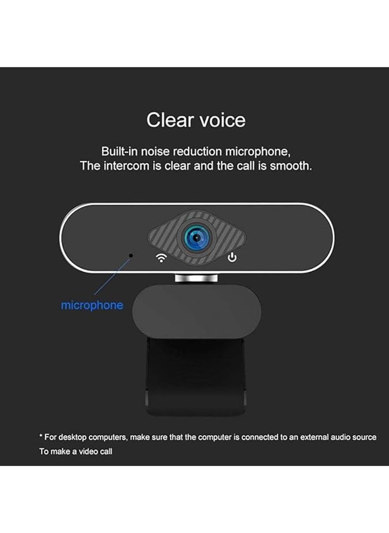 xiaovv - USB Web Camera 200W Pixels 1080P HD Auto Focus 150 Degree Super Wide Angle Built-in Noise Cancelling Microphone - Image 1