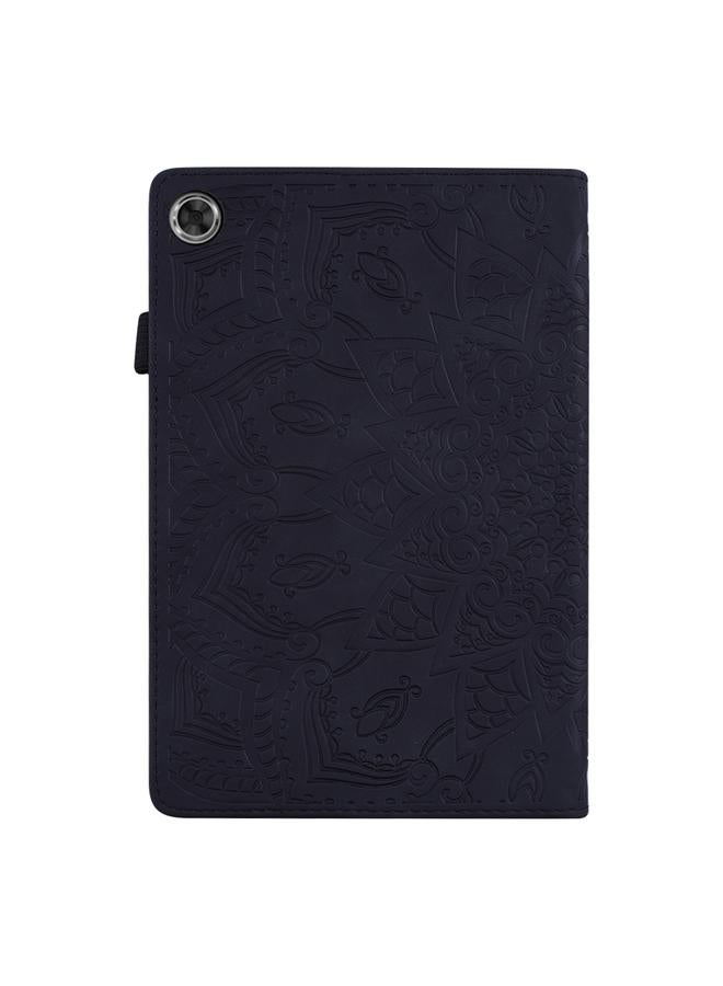 erorex Case For Lenovo Tab M8 TB-8505F 8505X 8.0 Calf Pattern Double Folding Design Embossed Leather Case with Holder & Card Slots & Pen Slot & Elastic Band - Image 3