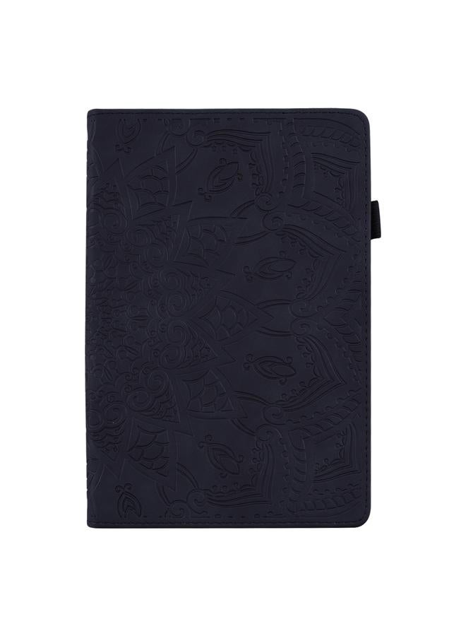 erorex Case For Lenovo Tab M8 TB-8505F 8505X 8.0 Calf Pattern Double Folding Design Embossed Leather Case with Holder & Card Slots & Pen Slot & Elastic Band - Image 2