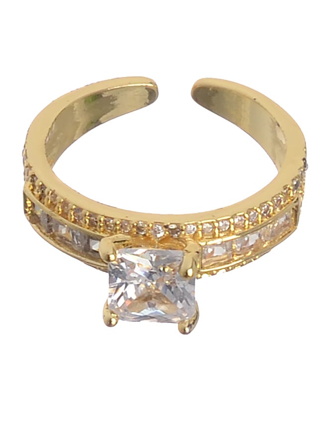 Akher el Ankoud Gold Zircon Ring  - Image 1