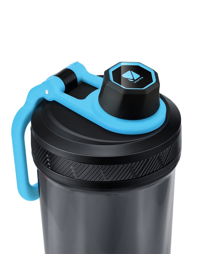 VOLTRX Shaker Bottle, Gallium USB C Rechargeable Electric Protein Shake Mixer, Shaker Cups for Protein Shakes and Meal Replacement Shakes, BPA Free, Made with Tritan, 24oz - Image 2