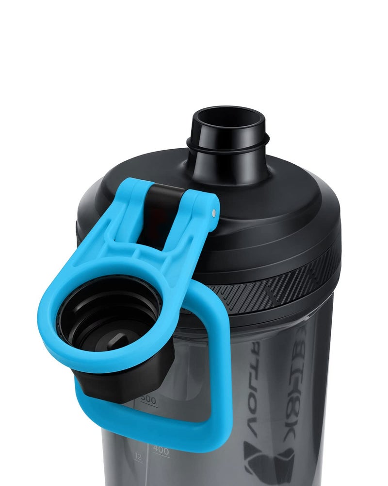 VOLTRX Shaker Bottle, Gallium USB C Rechargeable Electric Protein Shake Mixer, Shaker Cups for Protein Shakes and Meal Replacement Shakes, BPA Free, Made with Tritan, 24oz - Image 3