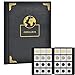 Aptbyte 120 Pockets Coin Flip Holder Albums 2x2 inches Coin Storage Books for Coin Cardboard Collection Holders Collection Book Sleeves Supplies for Collectors Black Earth Coin Flips not Included - Image 3