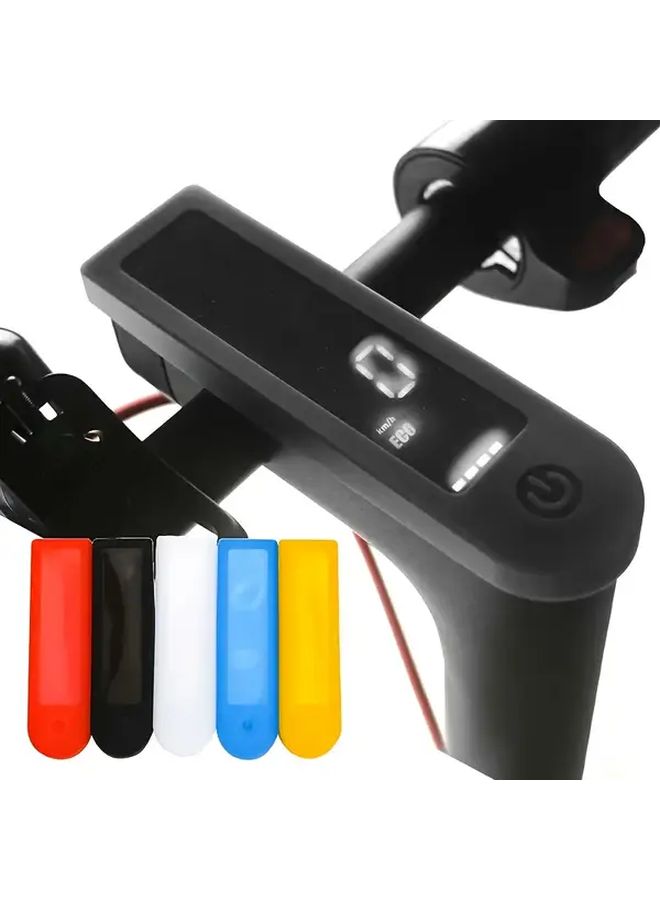 Red Waterproof Silicone Protective Cover Case For Scooter Dashboard - Image 1