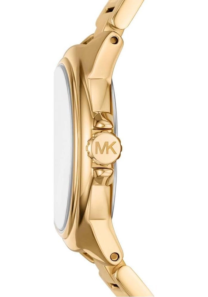 مايكل كورس Women Michael Kors Camille Three-Hand Gold-Tone Stainless Steel Watch MK4988 - Image 3