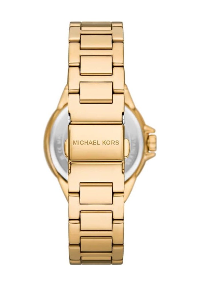 مايكل كورس Women Michael Kors Camille Three-Hand Gold-Tone Stainless Steel Watch MK4988 - Image 2