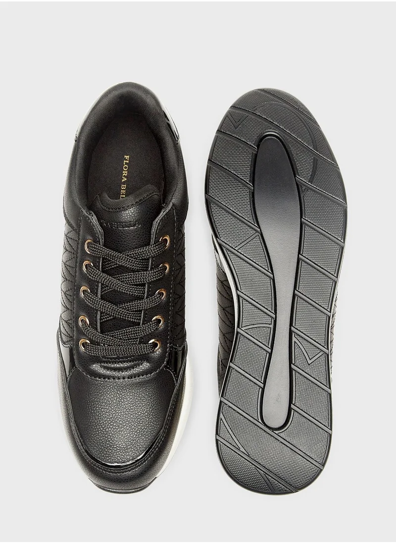 شو اكسبرس Lace Up Low Top Sneakers