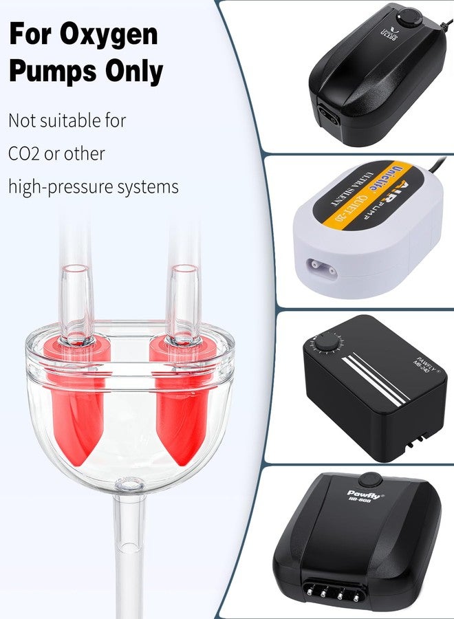 Pawfly 6 Pack Aquarium Check Valves Fish Tank Air Pump Valves Plastic 2-Way Non-Return Valves Pump Protectors for Standard 3/16 Inch Airline Tubing Fish Tank Accessories for Aeration Setup - Image 3