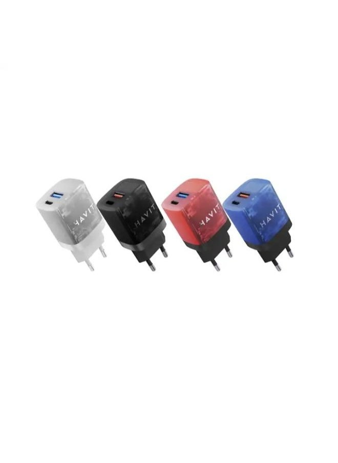 Havit UC303 Mobile series GaN - 30W Travel charger - Black