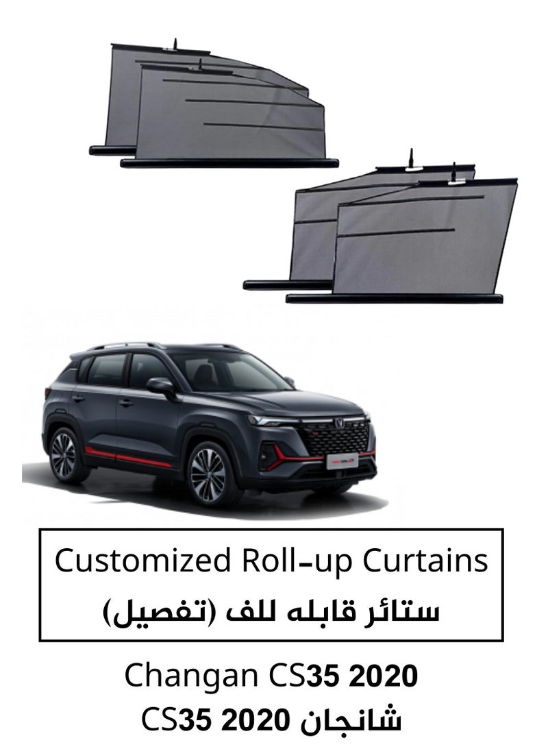 Generic - Roll-Up Curtains Sunshades for For Changan CS35 2020 – UV Protection, Custom Fit - Image 1