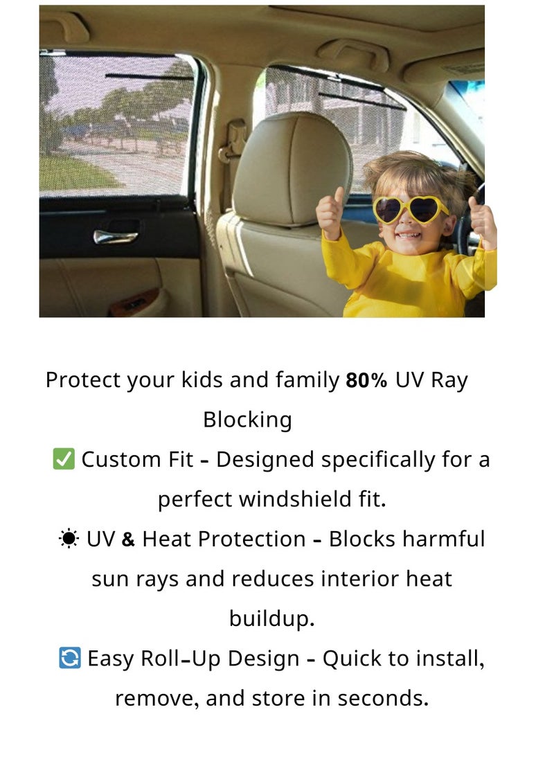 Generic - Roll-Up Curtains Sunshades for For Changan CS35 2020 – UV Protection, Custom Fit - Image 1
