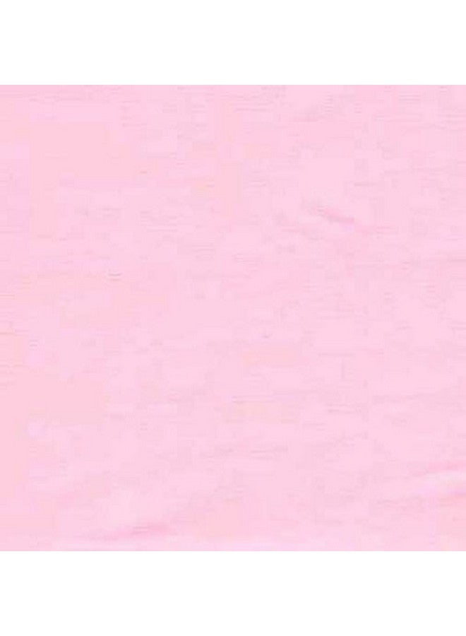 SHEETWORLD.COM SheetWorld Baby Fitted Round Crib Sheet, 100% Cotton Woven Sheet, Unisex Boy Girl, 42 x 42 inches, Baby Pink Woven, Made in USA - Image 2