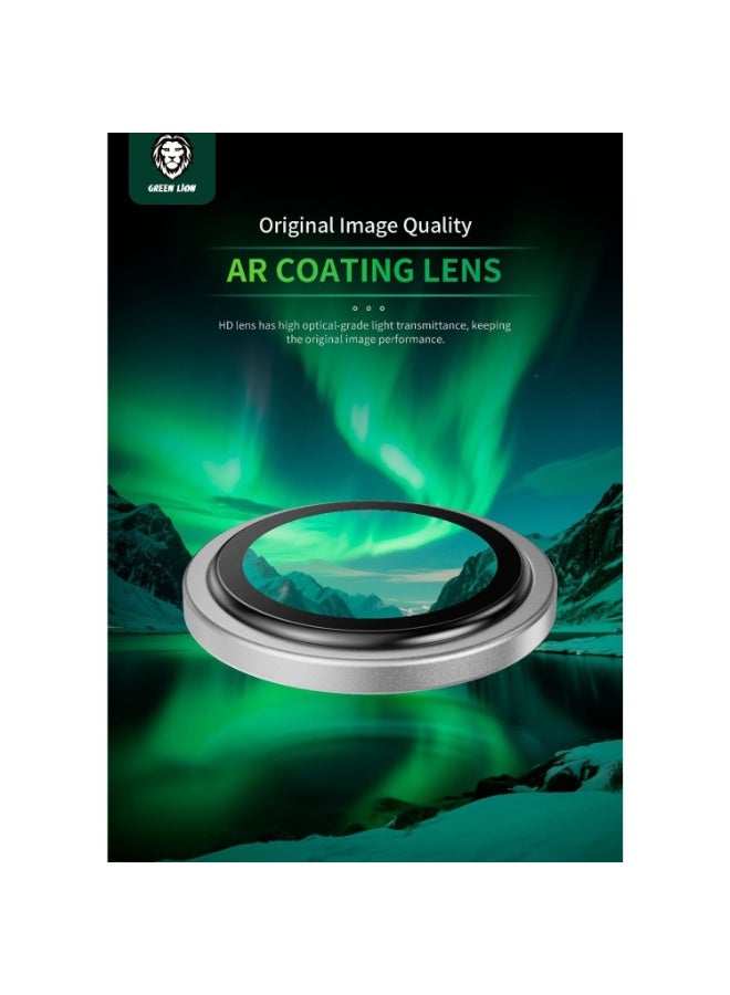 GREEN LION iPhone 17 Air Lens Protector / Duo Camera Lens / Camera Protector - Silver - Image 2