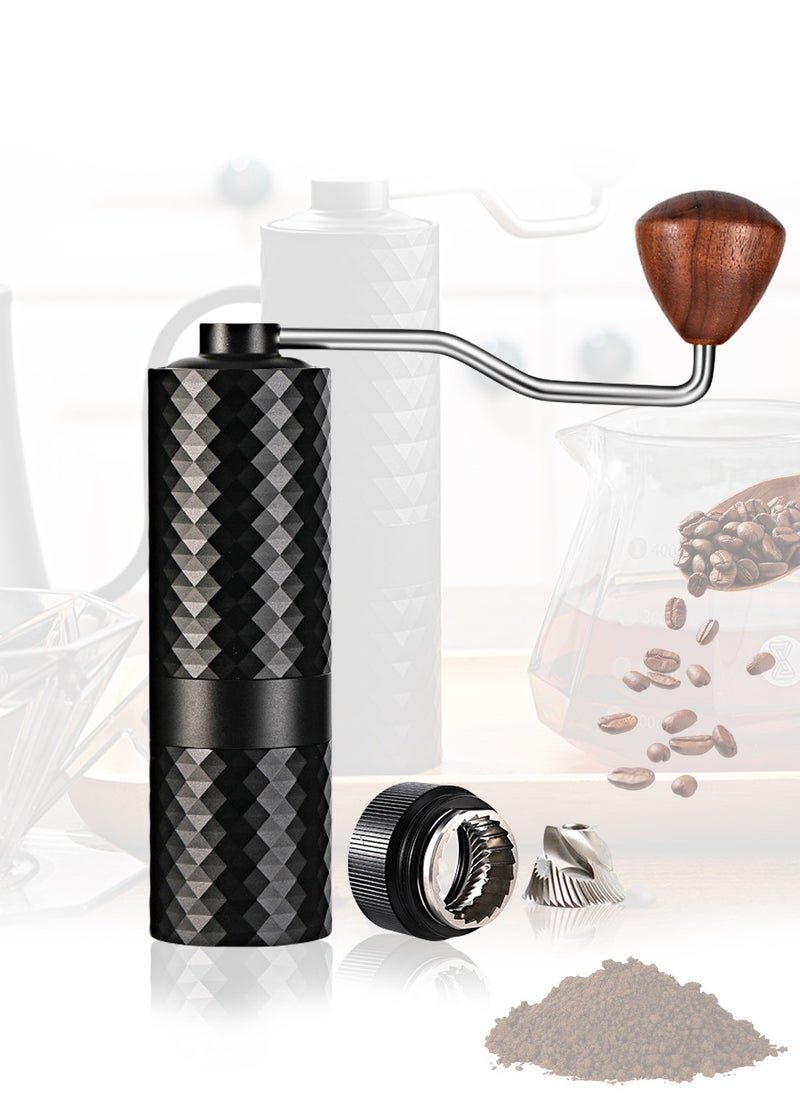 CHOIWIN - Manual Coffee Grinder With 30-Gear Adjustable Setting,CNC Stainless Steel Tapered Burr And Dual Bearing Positioning For All Coarseness From Espresso To French Press - Image 1