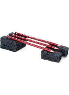 Oppland Stationery Fatih Coral Pencil Hb Soft Tip Ergonomic Design Durable Set of 3  - Image 1