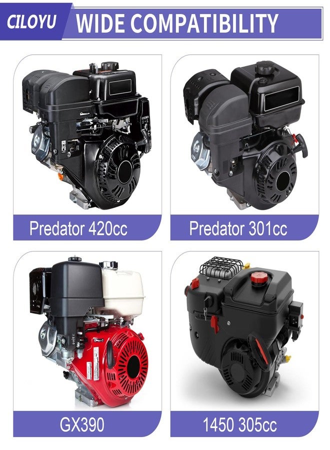 CILOYU طقم استبدال مكربن CILOYU PZ30 بقطر 30 مم، أنبوب عادم، المرحلة الأولى، لمحركات Predator سعة 420 سم مكعب و301 سم مكعب، GX390 وGX340 وGX270 وGX240 بقوة 13 و11 حصان، قطع غيار وملحقات الدراجات الصغيرة وعربات الكارتينج، مشعب السحب - Image 4