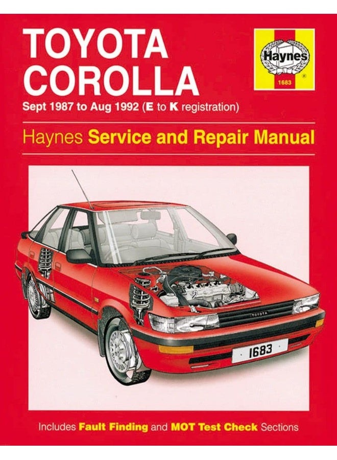 Toyota Corolla Service And Repair Manual: 87-92 - Image 1