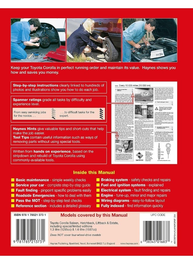 Toyota Corolla Service And Repair Manual: 87-92 - Image 2