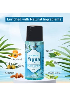 Old Tree Old Tree Aqua Hotel Shampoo Toiletries Kit 20ml (Pack of 100 Pcs) - Bulk Travel Size Mini Shampoo Bottles for Hotel Rooms, Guest House, Marriage Hall, Hospital | Hotel Accessories and Amenities  - Image 4