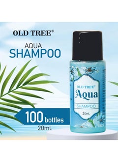Old Tree Old Tree Aqua Hotel Shampoo Toiletries Kit 20ml (Pack of 100 Pcs) - Bulk Travel Size Mini Shampoo Bottles for Hotel Rooms, Guest House, Marriage Hall, Hospital | Hotel Accessories and Amenities  - Image 2