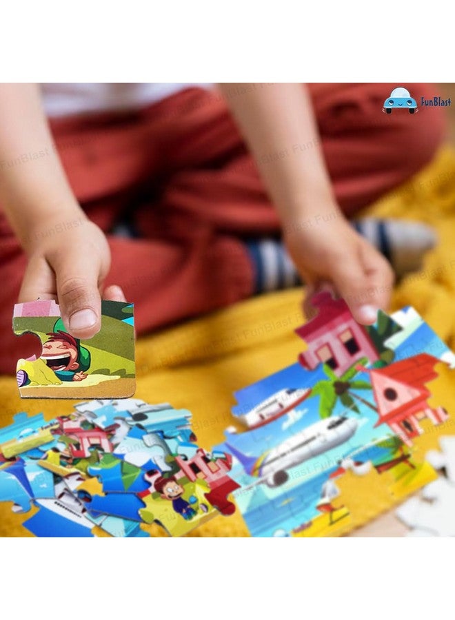 FunBlast Air Transport Jigsaw Puzzle for Kids - 24 Pcs Jigsaw Puzzle for Kids, Boys, Girls (Multicolor) - Image 5
