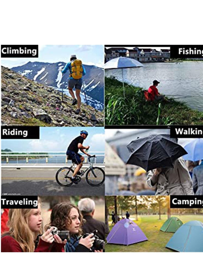 Y&D Adult Raincoat, Rain Poncho, Portable EVA with Hood Reusable Coats Emergency Camping Survival Kits, Waterproof Hoods and Sleeves Lightweight Jacket for Women Men  - Image 4
