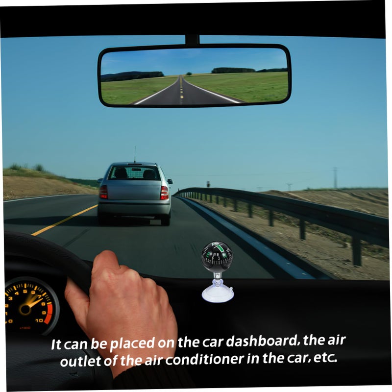 38mm Suction Cup Mini Car Compass High Accuracy for Auto Boat Truck - Image 5