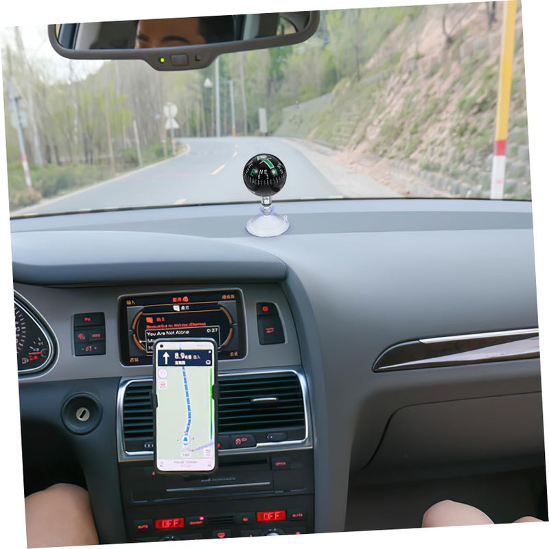 38mm Suction Cup Mini Car Compass High Accuracy for Auto Boat Truck - Image 4