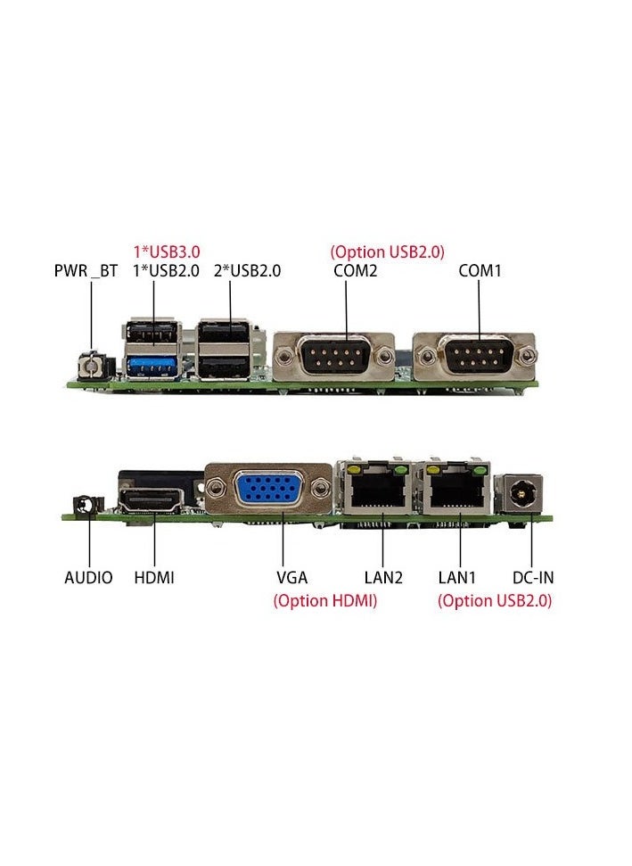 General - Low-power industrial control computer host motherboard Celeron J1900 board surface mount memory 8GB - Image 1