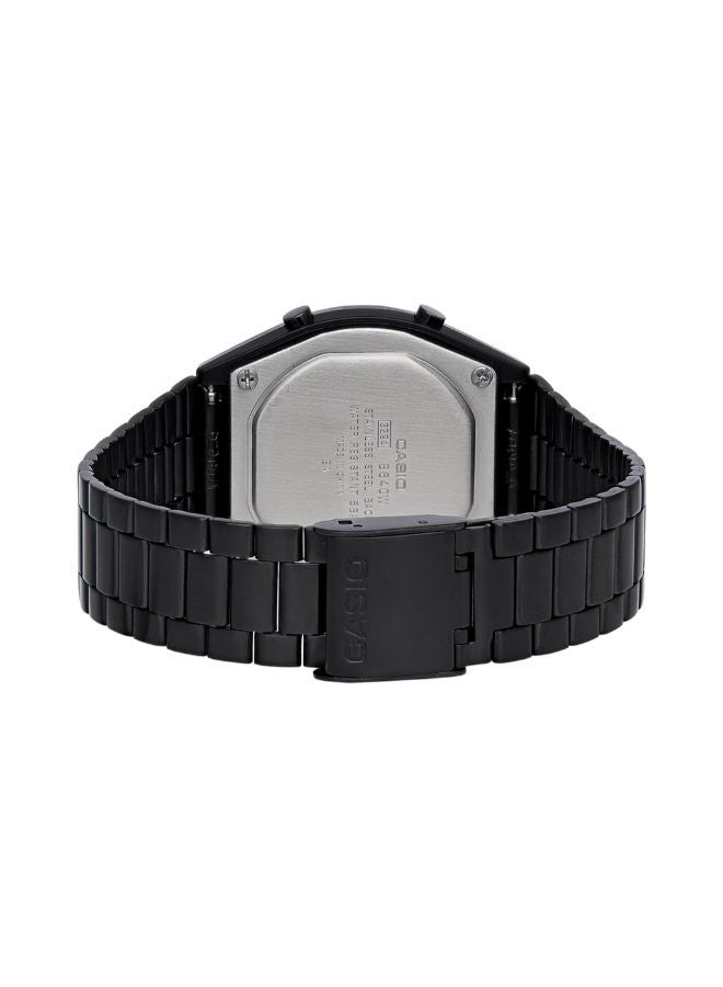 كاسيو ساعة يد رقمية من الفولاذ المقاوم للصدأ B640WBG-1BDF - Image 3