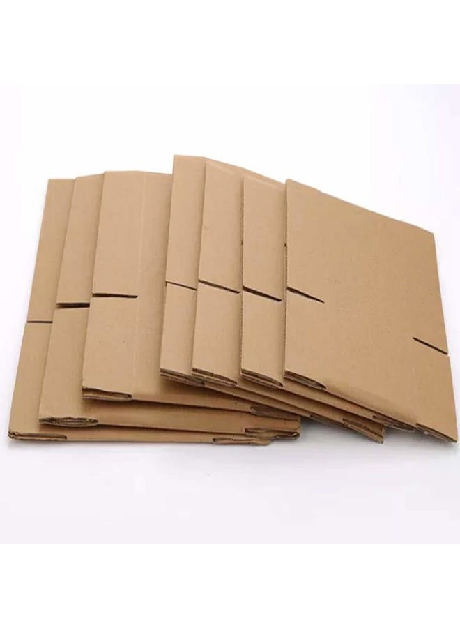 ZBEIVAN Shipping Boxes Mailers 8x6x4 inches Corrugated Cardboard Small Packing Kraft Moving Mailing Box, Pack of 25 - Image 2