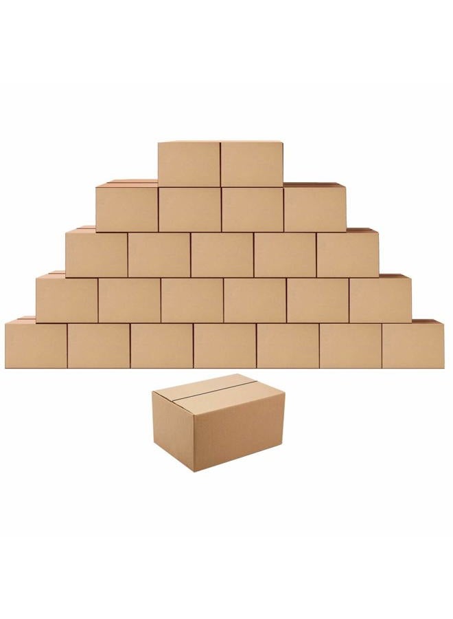 ZBEIVAN Shipping Boxes Mailers 8x6x4 inches Corrugated Cardboard Small Packing Kraft Moving Mailing Box, Pack of 25 - Image 1