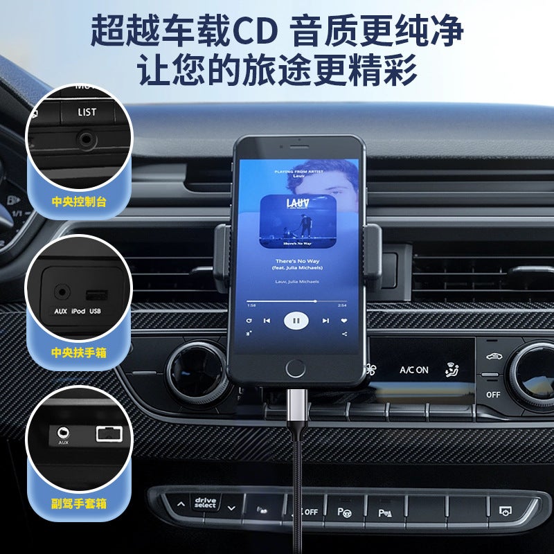 Type-C To 3.5Mm Audio Cable Apple 151617Aux Audio Cable Car Speaker Headphone Car Connection Cable - Image 5