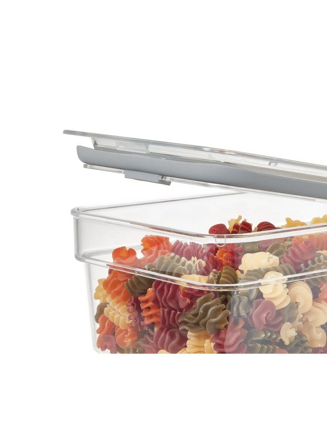 InterDesign IDESIGN Medium Short Dry Goods Storage Bin, The Fresh Collection - 5" L x 8.1” W x 3” H, Clear Bin - Image 4