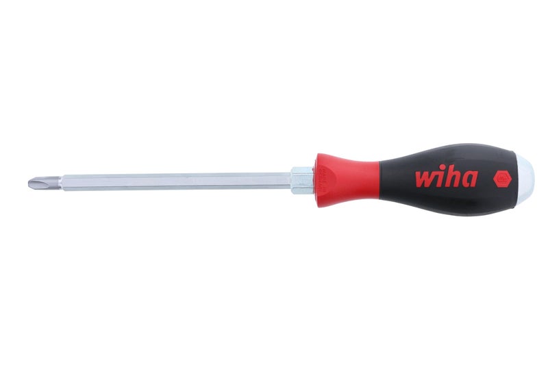 Wiha 53120 Phillips Screwdriver with SoftFinish Handle and Solid Metal Cap 3 x 150mm - Image 2