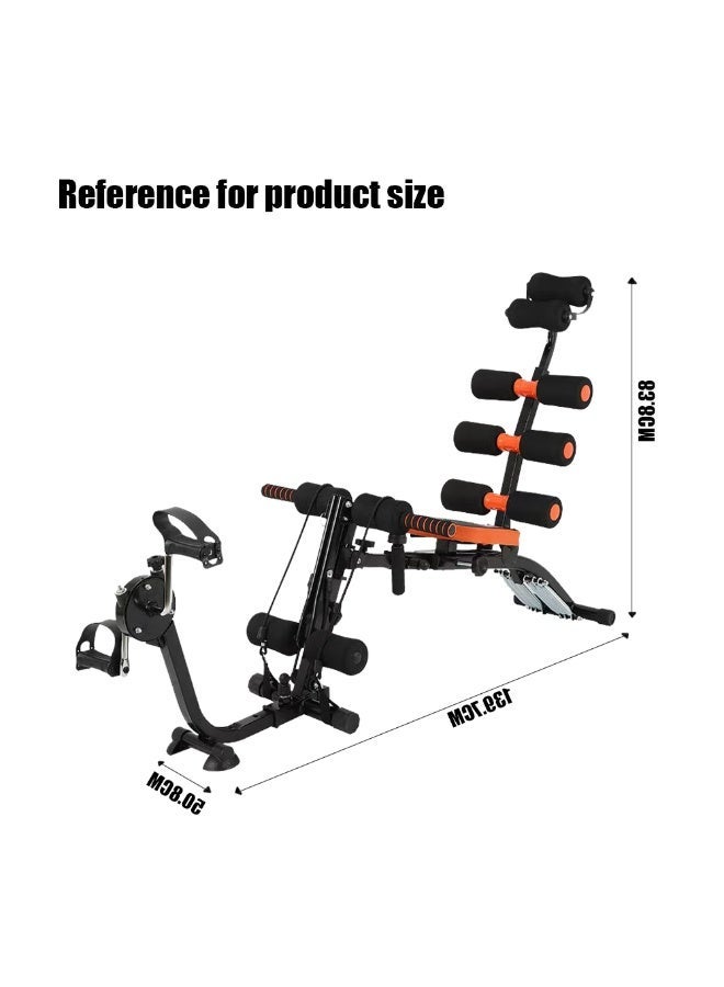 Professional Six Pack Abdominal Trainer Machine with Pedal for Home Gym Fitness Core Exercise - Image 1