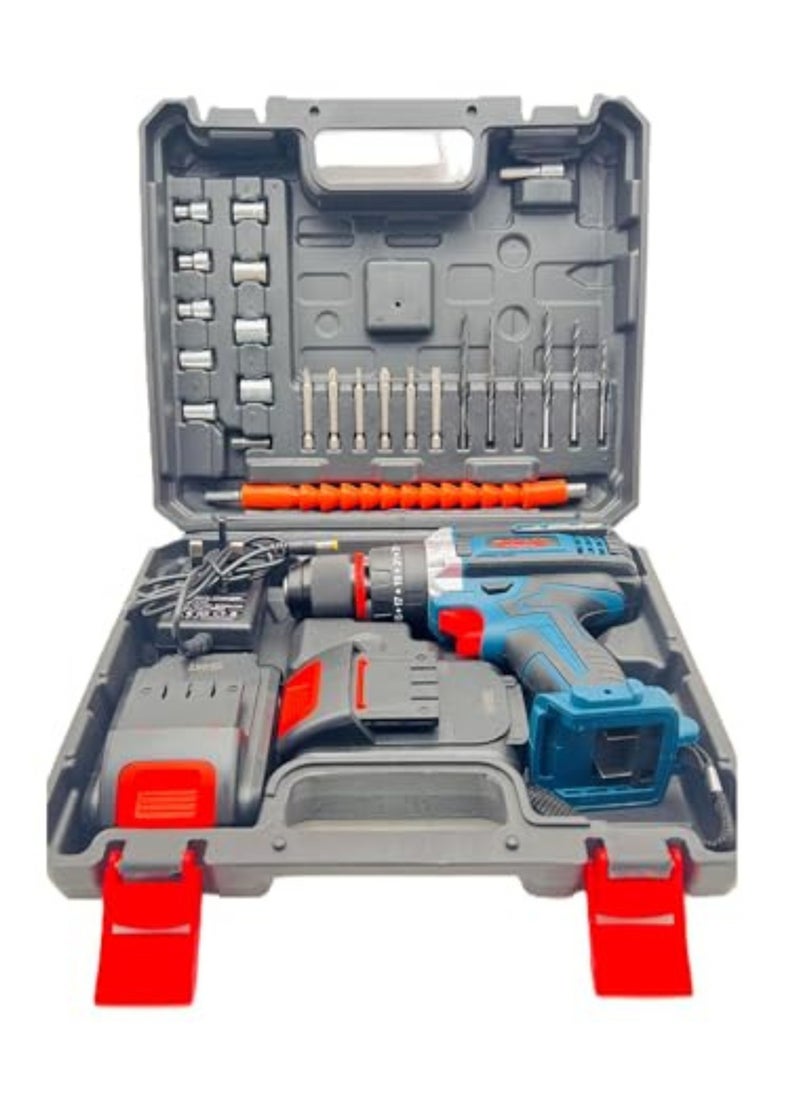 BONAI BONAI 36V Cordless Drill Set with 6 Bits, Flexible Extender, Car Polisher Attachment, Cutter, and More - Unleash Precision and Power in Every Project!  - Image 2