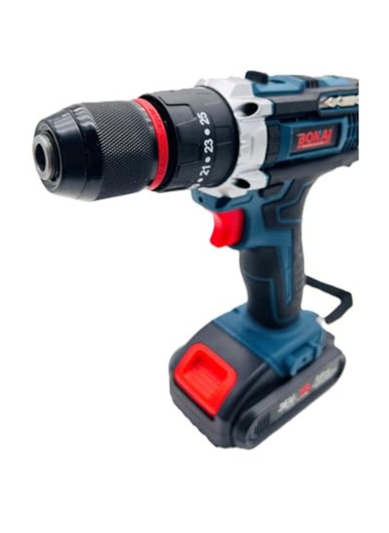 BONAI BONAI 36V Cordless Drill Set with 6 Bits, Flexible Extender, Car Polisher Attachment, Cutter, and More - Unleash Precision and Power in Every Project!  - Image 4
