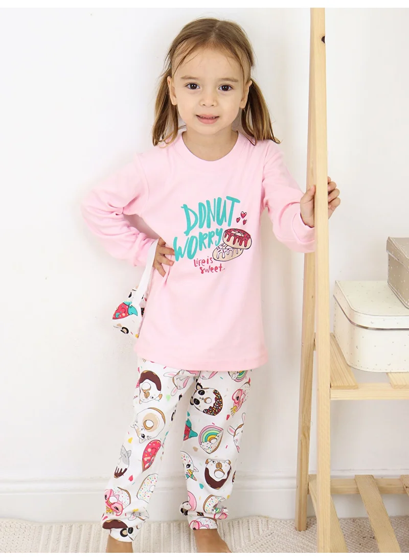 Luggi Baby 1-5 Years Old Girl Eye Patch Pajama Set