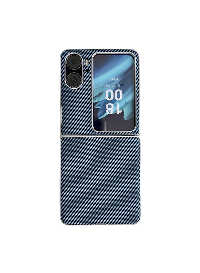 اس-توب جراب هاتف OPPO Find N2 Flip مصنوع من ألياف الكربون كيفلر فائق النحافة ومقاوم للصدمات - Image 1