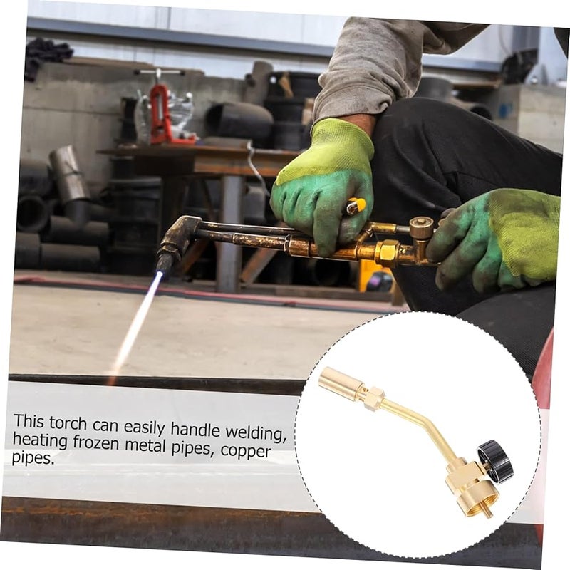Brass Propane Torch Head Professional Refrigeration Welding Gas Torch Accessory - Image 3