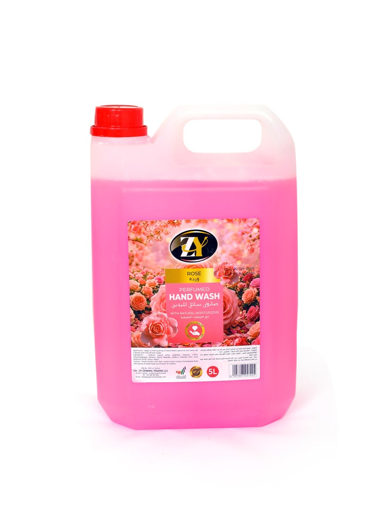 zy Rose Handwash Bundle 500ml+5L - Image 2
