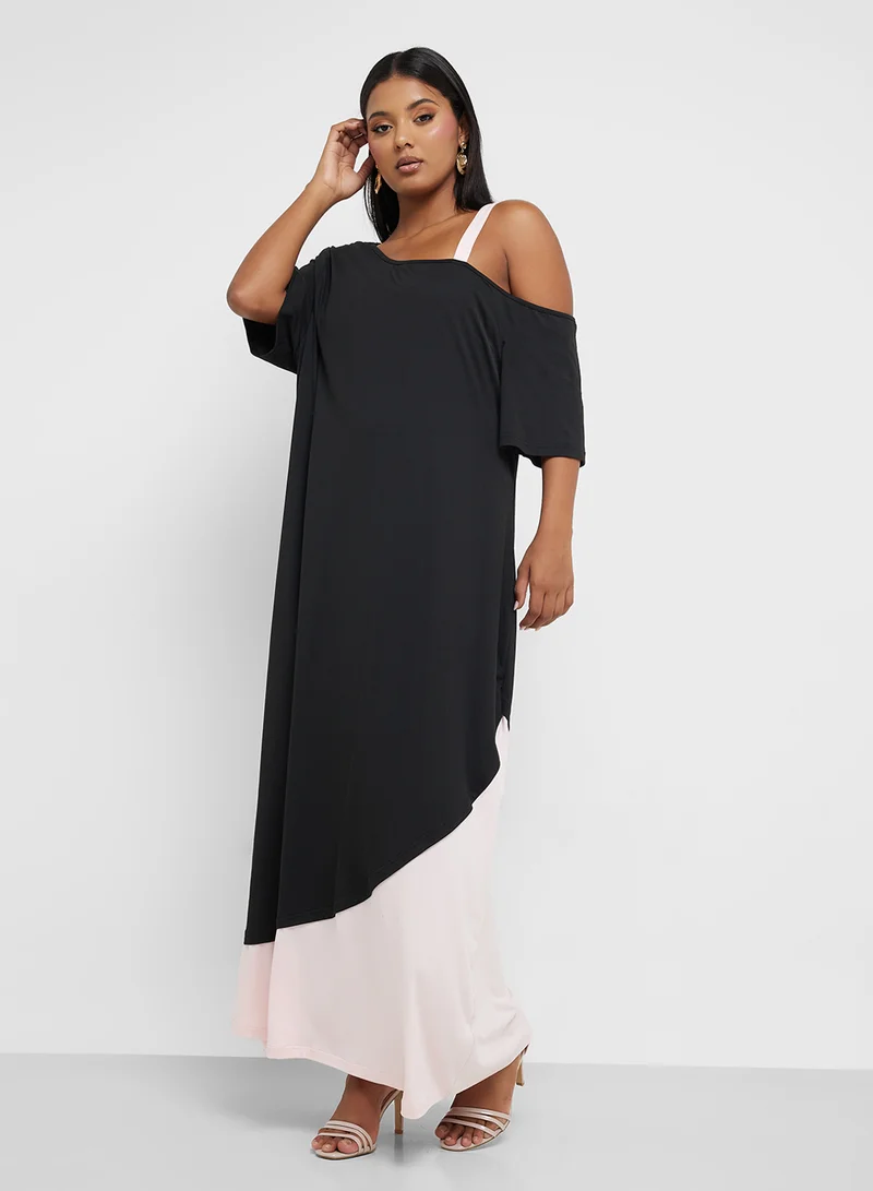 Ella Plus Asymmetric Hem Dress