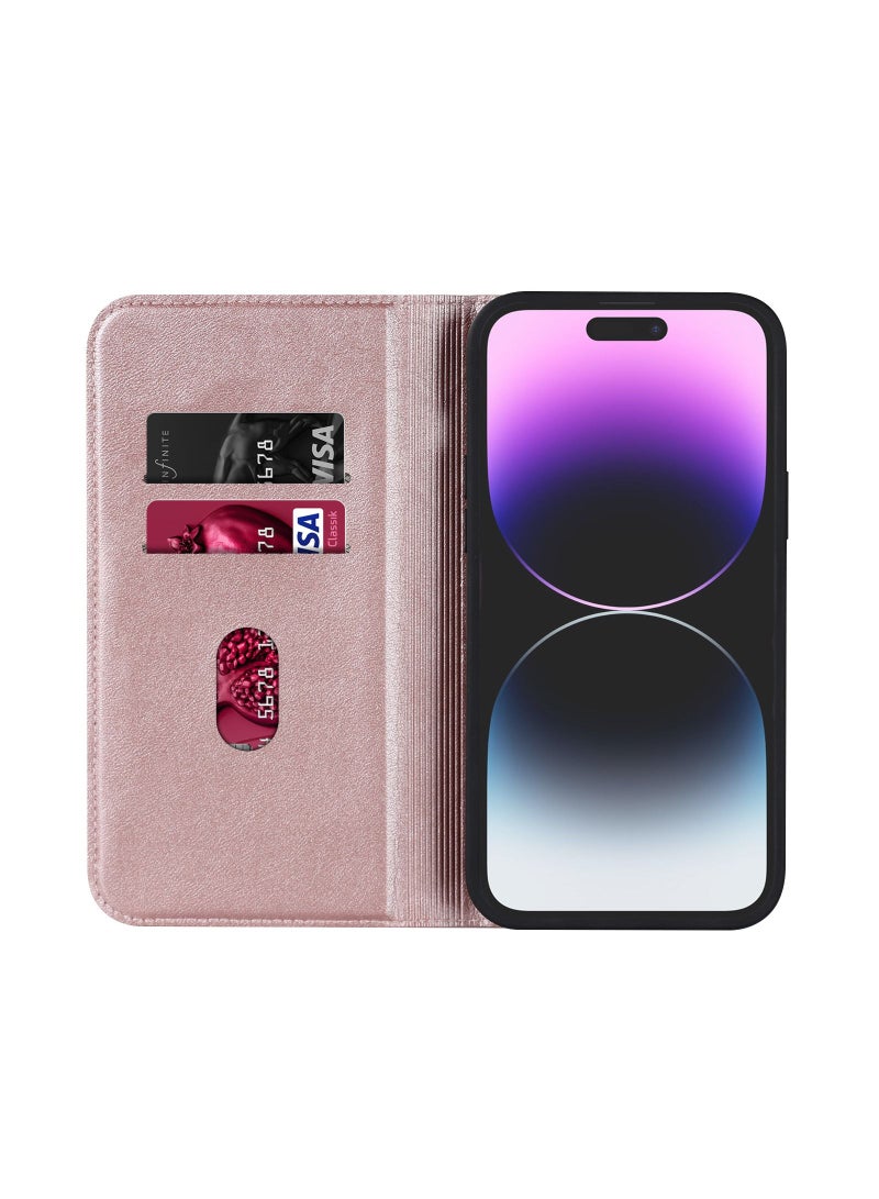 Suteni Flip Cover Card Slots Magsafe Leather Phone Case for iPhone - Image 3