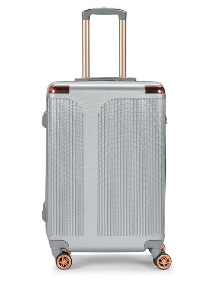 LIMRA Luggage set 5 pieces travel Bags with a distinctive design from limra Silver