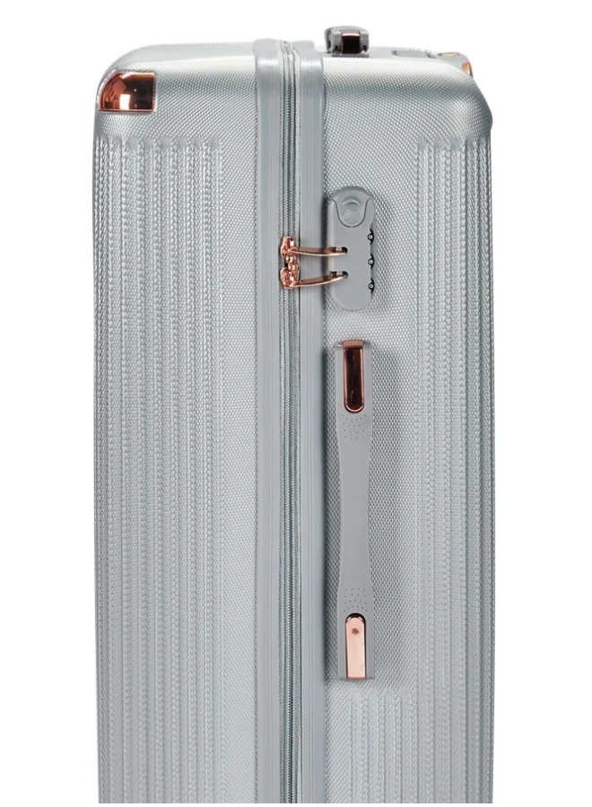 LIMRA Luggage set 5 pieces travel Bags with a distinctive design from limra Silver
