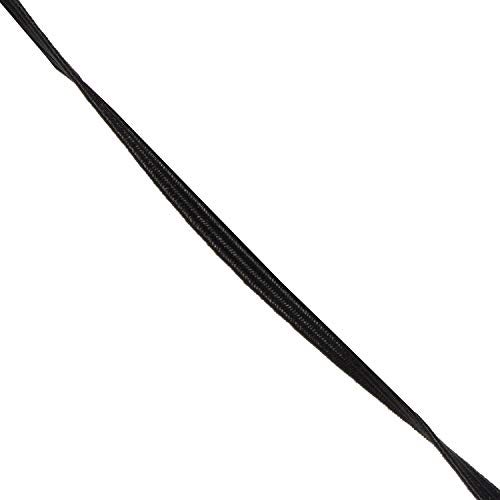 Mandala Crafts 3mm 50 Yds Roll of Black Elastic Bands for Sewing - 1/8 Flat Elastics Cord - 1 8 Inch Braided Stretch Straps for Crafting - Image 4