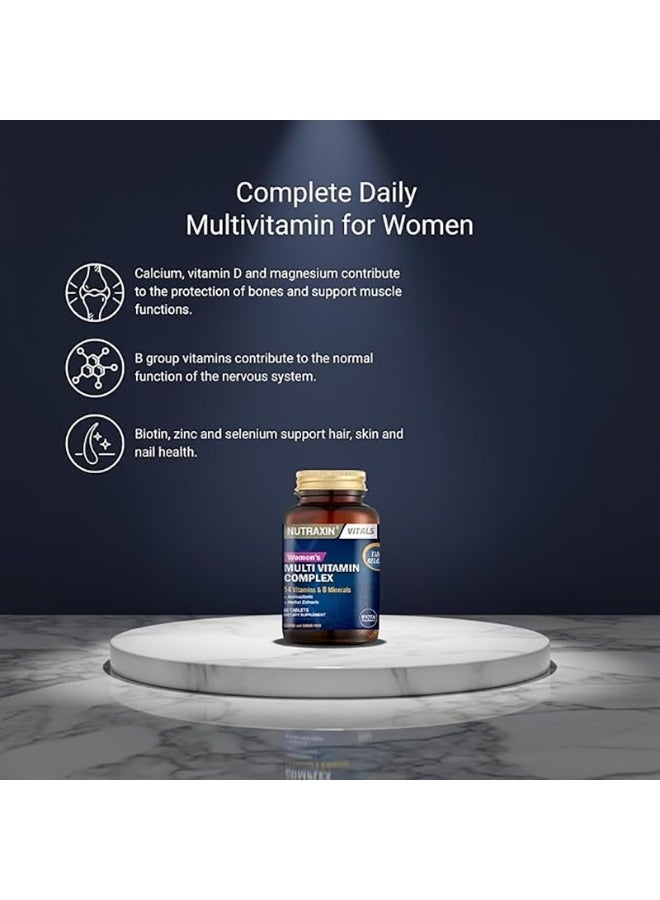 Nutraxin Women’s Wellness Combo – Multivitamin + Collagen HA – Hair, Skin & Nail Support - Image 5