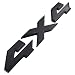 PartsTo Glossy Black 4x4 Emblem Badge with PreAdhesive for RAM 1500 2500 3500 4500 TRX Laramie Limited Tailgate Exterior Performance Trim Decal - Image 2